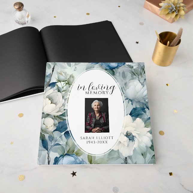 a loved one loving memory  guest book (Front Open)
