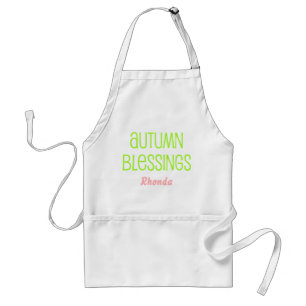 A lovely autumn blessing standard apron