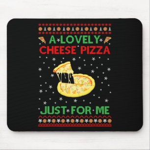 A Lovely Cheese Pizza Alone Fun Kevin X-mas Home  Mouse Mat