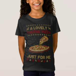 A Lovely Cheese Pizza Alone Funny Kevin X-mas Home T-Shirt