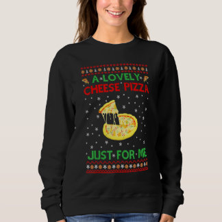 A Lovely Cheese Pizza Kevin X Mas Sweatshirt