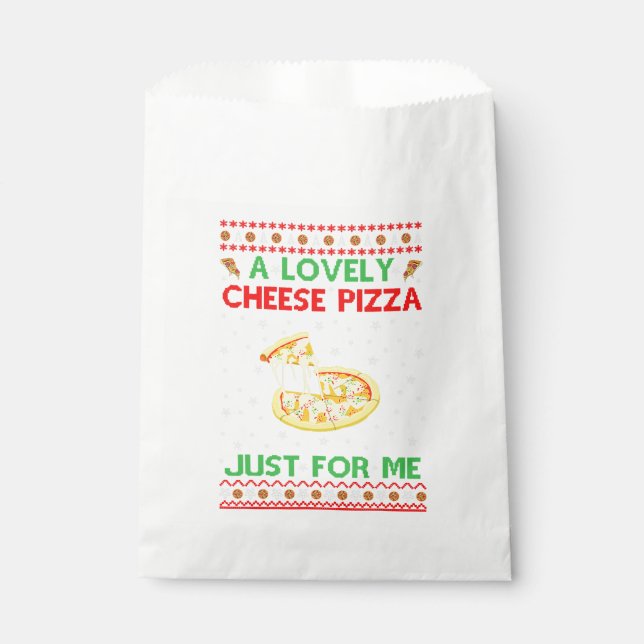 A Lovely Cheese Pizza Shirt Alone Funny Kevin X-Ma Favour Bags (Front)