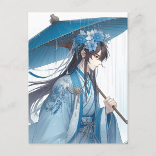 A Lovely Chinese Lord (Oriental Manga Style) Postcard