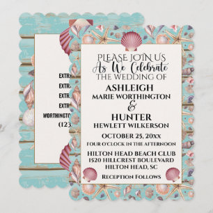 A Lovely Day For A Beach Wedding,etc - Invitation
