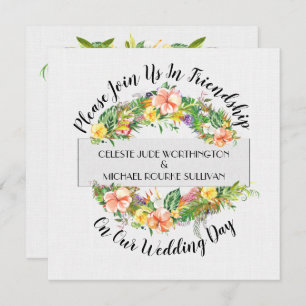 A Lovely Day For A Wedding Invitation