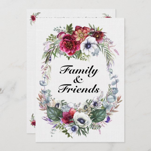 A Lovely Day For A Wedding - Invitation (Front/Back)