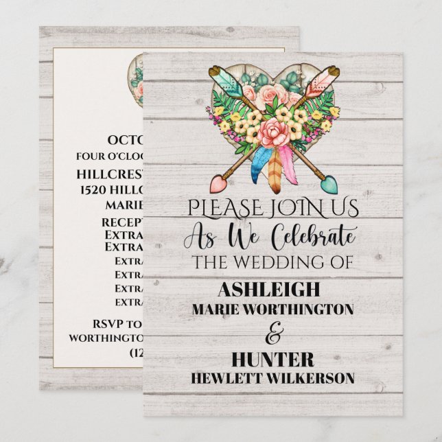 A Lovely Day For A Wedding - Invitation - See Back (Front/Back)