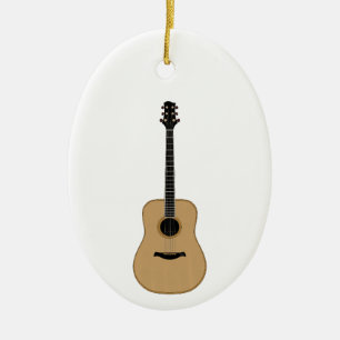 A lovely guitar ceramic tree decoration