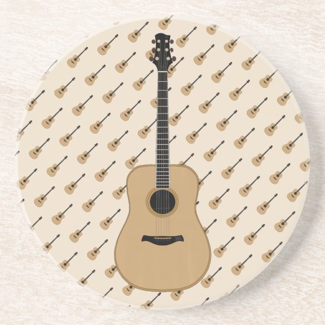 A lovely guitar coaster (Front)