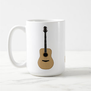 A lovely guitar coffee mug