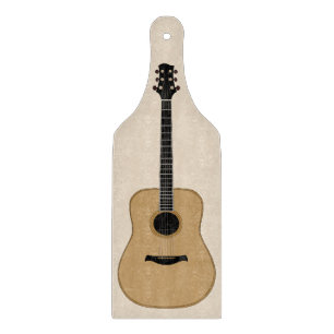 A lovely guitar cutting board