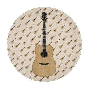 A lovely guitar cutting board