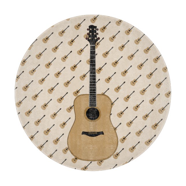A lovely guitar cutting board (Front)