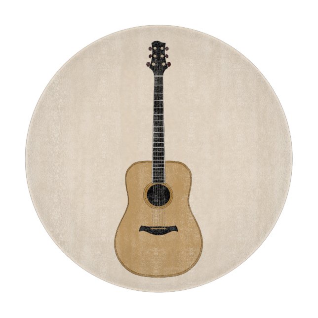 A lovely guitar cutting board (Front)