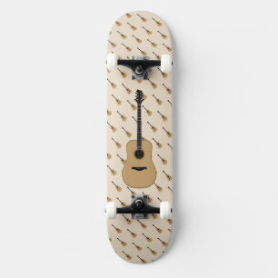 A lovely guitar skateboard