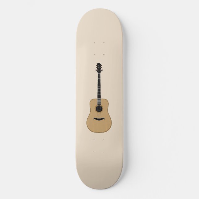 A lovely guitar skateboard (Front)