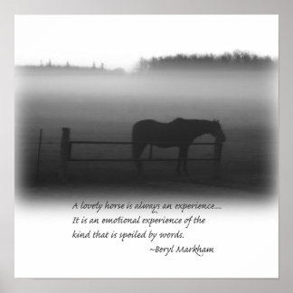A Lovely Horse Poster