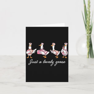 A Lovely Nurse Goose Funny ER RN Nurse Valentine Card