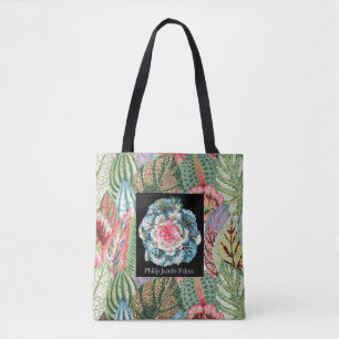 A Lovely Philip Jacobs Fabric Coleus Tote Bag