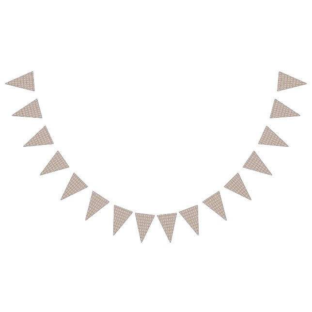 A lovely pink and brown patterned background featu bunting  (All)
