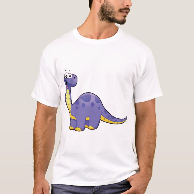 A lovely purple dinosaur T-Shirt (Front)