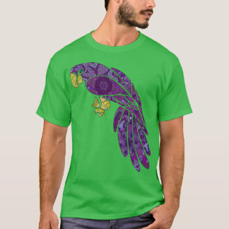A lovely purple parrot mandala T-Shirt