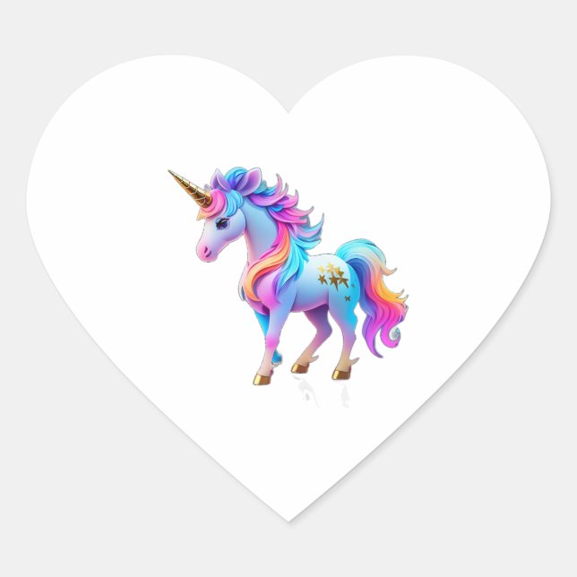 A Lovely Unicorn Sticker 1 (Front)