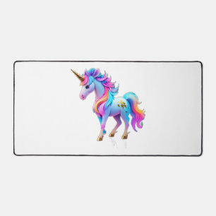 A Lovely Unicorn Sticker 1 Desk Mat