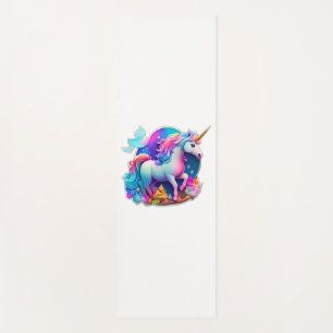 A Lovely Unicorn Sticker Yoga Mat