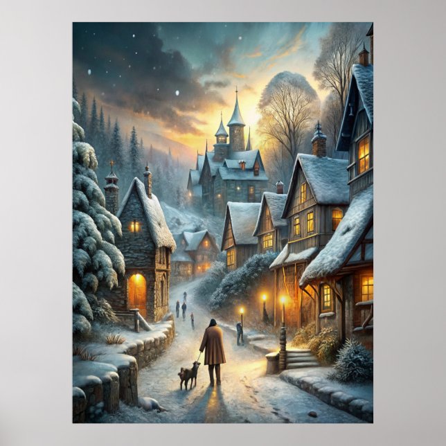 A Lovely Winter Scene Poster (Front)