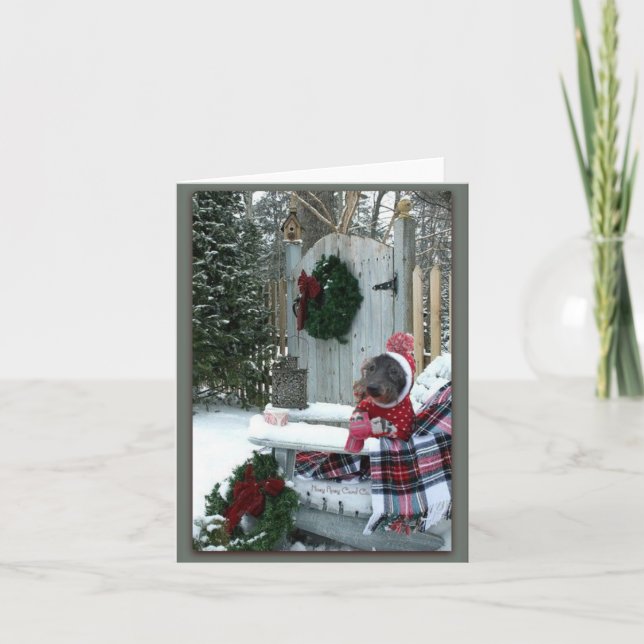 A Lovely Winters Day Note Card (Front)