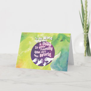 A loving Dad Card