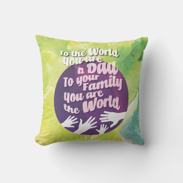 A loving Dad  Cushion (Front)