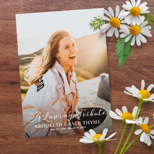 A Loving Tribute Full Photo Memorial Program Programme