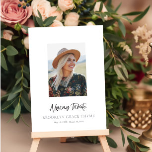 A Loving Tribute Photo Memorial Program Programme