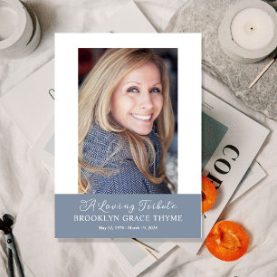 A Loving Tribute Photo Memorial Program Programme