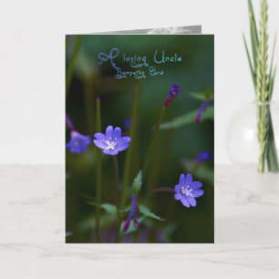 A loving Uncle, sympathy card