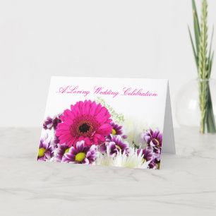 A Loving Wedding Celebration Invite Card