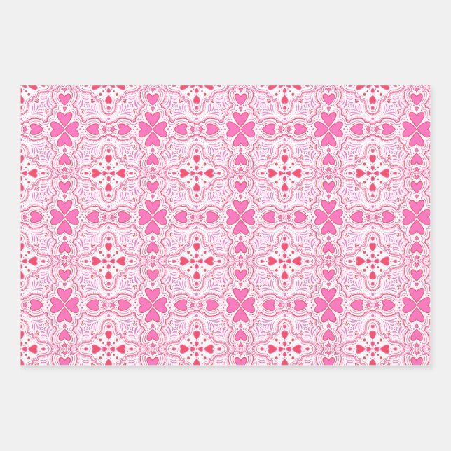 A Loving  Wrapping Paper Sheet (Front)
