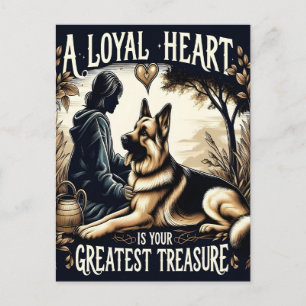 A Loyal Heart, Greatest Treasure Postcard