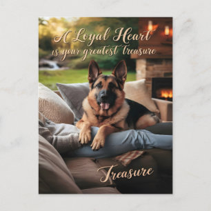 A Loyal Hearts Autumnal Comfort Postcard