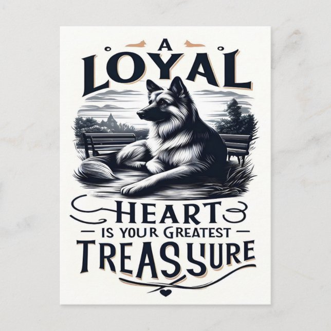 A Loyal Hearts Greatest Treasure Postcard (Front)