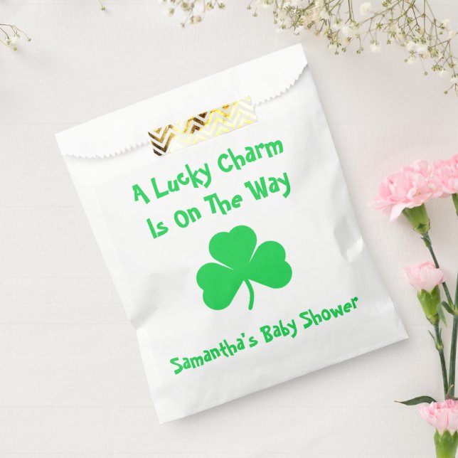 A Lucky Charm Is On The Way Favour Bags (Sealed)