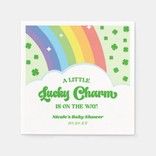 A Lucky Charm St. Patrick's Day Baby Shower Napkin
