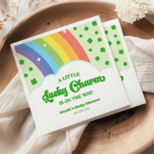 A Lucky Charm St. Patrick's Day Baby Shower Napkin