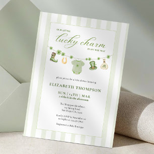 A Lucky Little Charm St Patrick’s Day Baby Shower Invitation