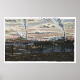 A Lumber Scene Poster