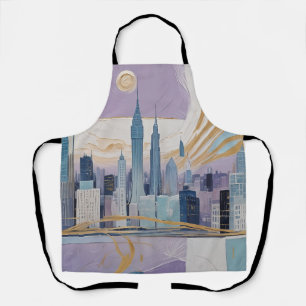 A Lunar Cityscape Apron
