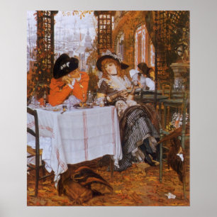 A Luncheon (Le Dejeuner) by James Tissot Poster