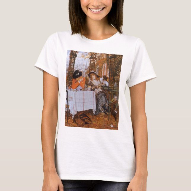 A Luncheon (Le Dejeuner) by James Tissot T-Shirt (Front)